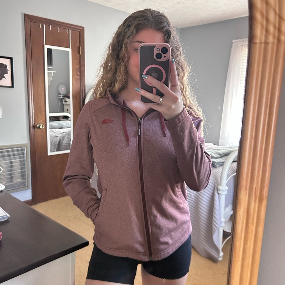 The North Face Mauve Zip-Up Jacket